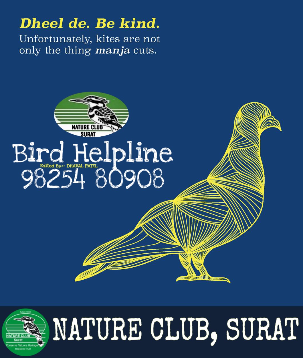 Bird rescue and first aid training session for volunteers. – Nature Club  Surat – Beta