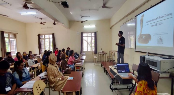 “Snake Rescue and Rehabilitation” session at S. R. Luthra Institute