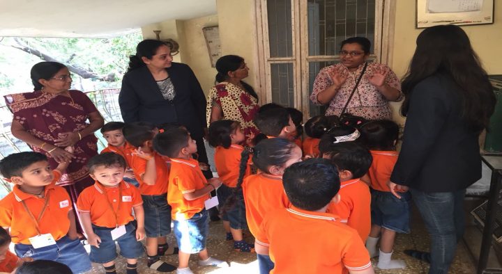 Visit of Parvarish nursery. Jr/sr.kg kids to NCS