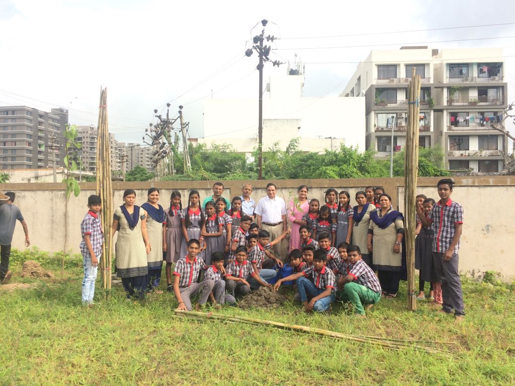 Tree Plantation at SMC School, Vesu